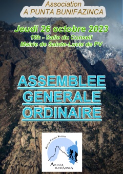 Affiche de l'Assemblée Générale du 26 octobre 2023